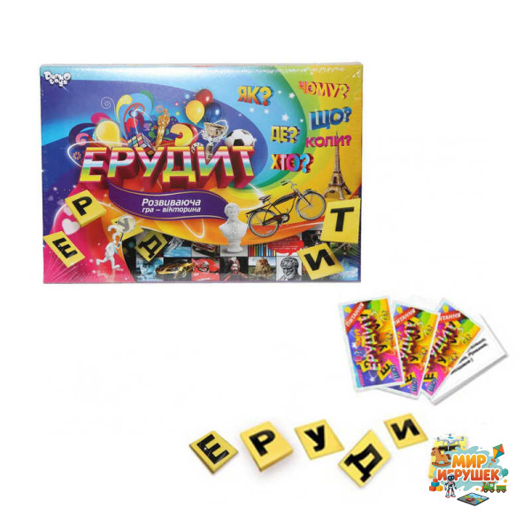 гр Настільна гра 'Ерудит' укр. DTG26-U (20) 'Danko Toys'