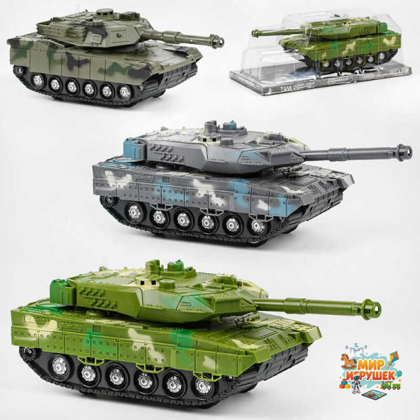Танк 383-23 D/24D/24D1 (48/2) 'Tank Model', 2 кольори, світло, інерція, тріскачка, рухоме дуло, у слюді