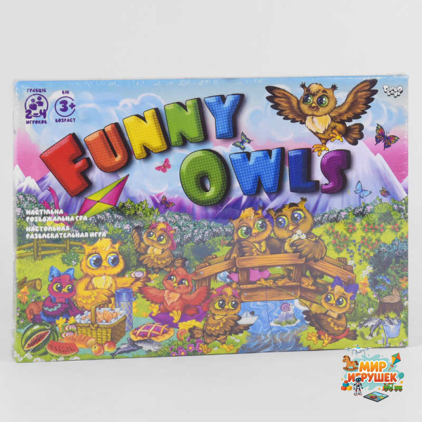 гр Настільна розважальна гра 'Funny Owls' DTG98 (20) 'Danko Toys', ОПИС УКР/РОС. МОВАМИ