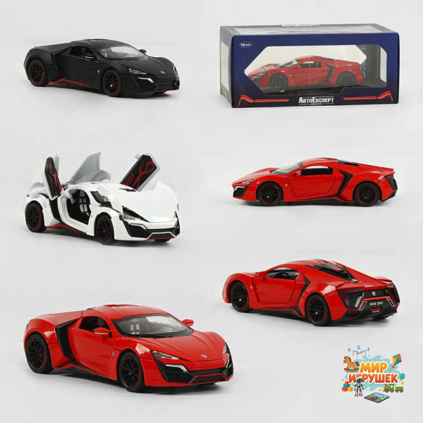 Машинка GT - 07670 (24/2) 'Авто Експерт', 3 кольори, металопластик, 1:24, звук, світло, інерція, рухомі елементи, у коробці, ВИДАЄТЬСЯ МІКС ВИДІВ