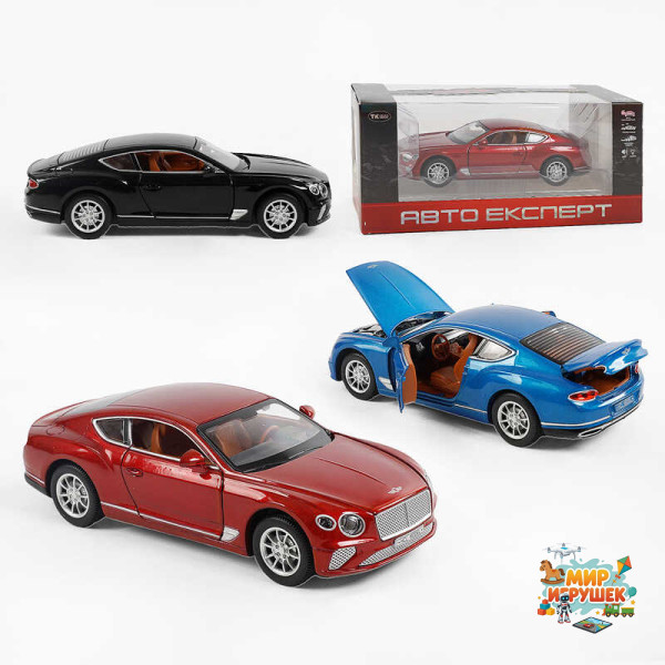 Машина TX 41120 (48/2) 'Авто Експерт', 3 види, металопластик, масштаб 1:22, світло, звук, інерція, відчиняються двері, багажник та капот,в коробці, ВИДАЄТЬСЯ МІКС ВИДІВ
