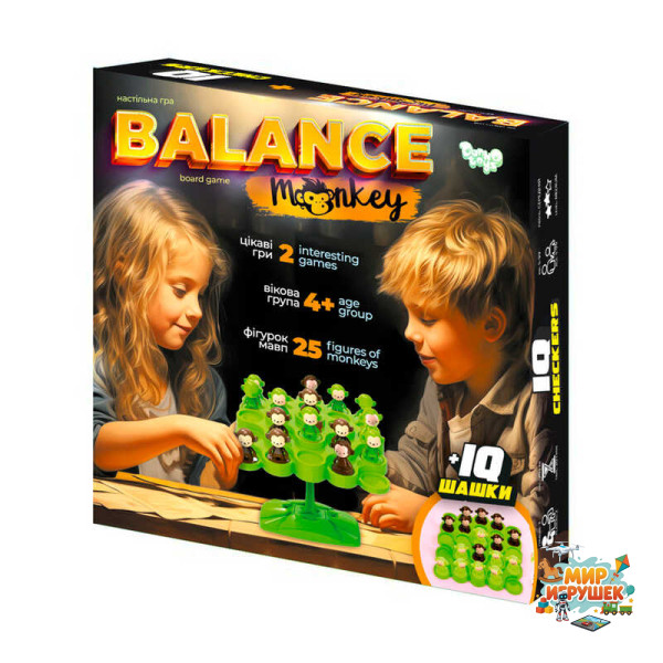 гр Розвиваюча настільна гра 'Balance Monkey' BalM-01 (10) 'Danko Toys'