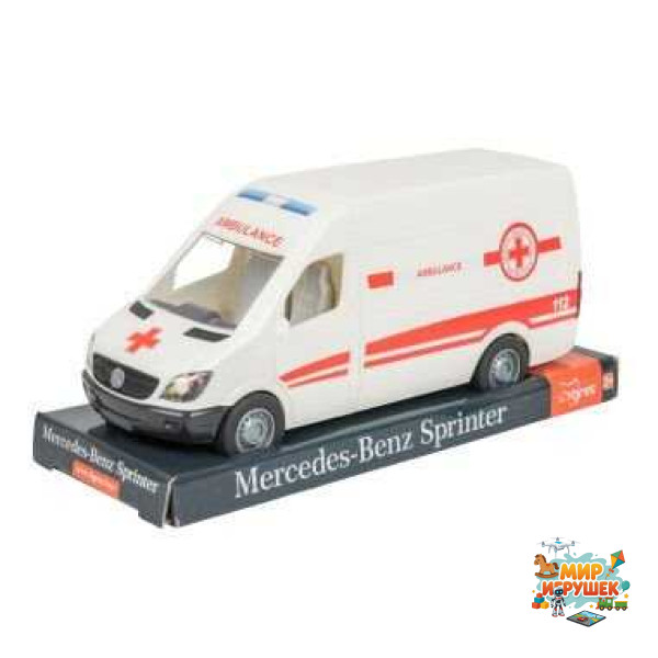гр Автомобіль 'Mercedes-Benz Sprinter' 39712 (6) 'Tigres', 'Швидка допомога', відчиняються двері кабіни та кузова, в плівці