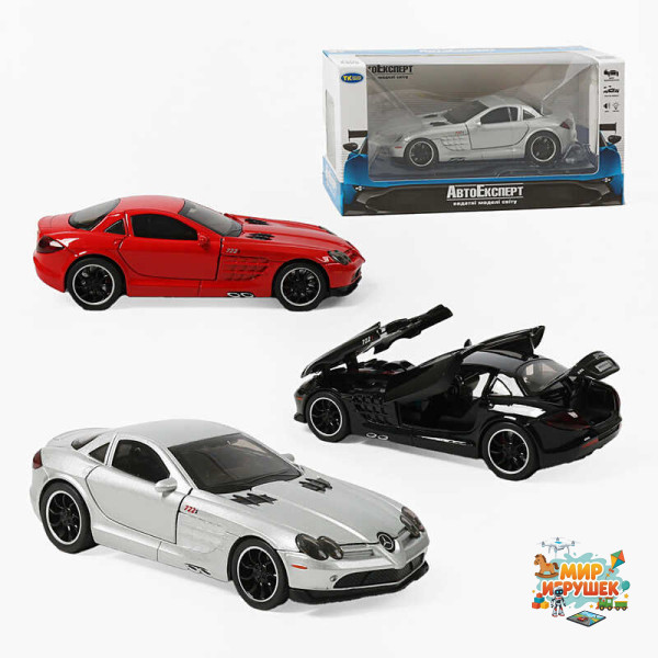 Машинка TK-31160 (48/2) 'Авто Експерт', металопластик, 1:32, світло, звук, інерція, відчиняються двері, багажник, капот, 2 режими роботи: зі звуком / без, в коробці, ВИДАЄТЬСЯ МІКС