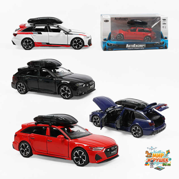 Машинка ТК - 4688 (32) 'Авто Експерт', металопластик, 1:32, світло, звук, інерція, відчиняються двері, багажник та капот, в коробці, ВИДАЄТЬСЯ МІКС ВИДІВ