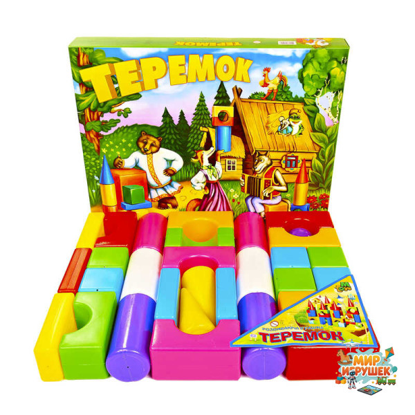гр Теремок вел. 08082 (5) 'M-TOYS' 32 деталі, в коробці