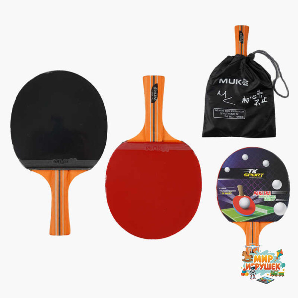 Ракетка для пінг-понгу C 70223 (60) 'TK Sport', 1 штука, в чохлі