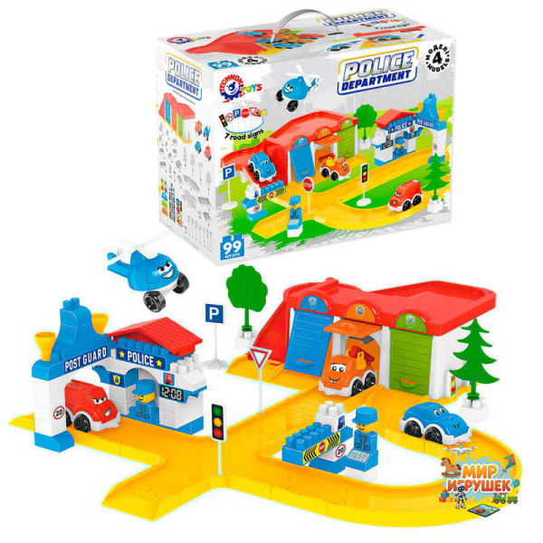 гр Паркінг 0006 (3) 'Technok Toys', 99 елементів, в коробці