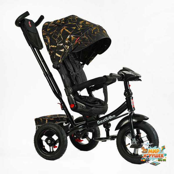 Велосипед 6088 F – 626-87 Best Trike (1) ПОВОРОТНЕ СИДІННЯ, СКЛАДНЕ КЕРМО, ФАРА МУЗИЧНА З USB,Bluetooth НАДУВНІ КОЛЕСА, ПУЛЬТ ВКЛЮЧЕННЯ СВІТЛА І ЗВУКУ