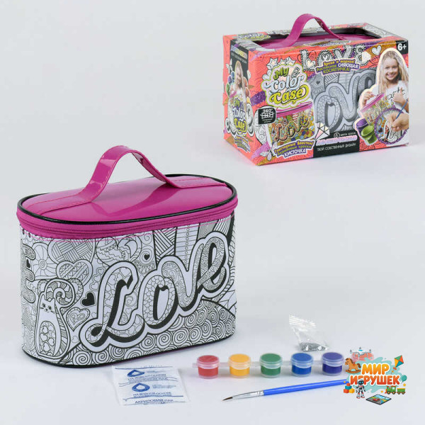 гр Косметичка-розмальовка 'My Color Case' косметичка-розмальовка СОС-01-01,02,03,04,05,06 U (5) 'Danko Toys'