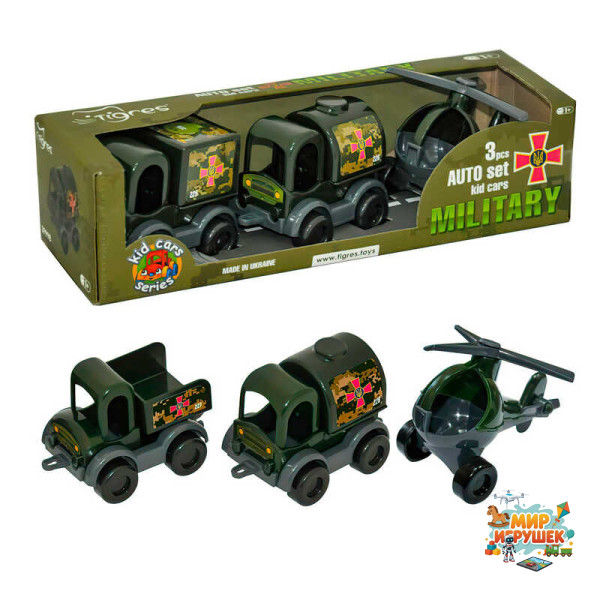 гр Набір військових машинок 'Kids cars' 39998 (20) 'Tigres', в коробці