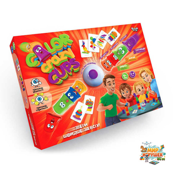 гр Настільна гра 'Color Crazy Cups' CCC-01-01U УКР. (5) 'Danko Toys'