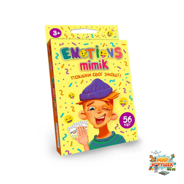 гр Карткова гра 'Emotions Mimik' ЕМ-01-01U УКР. (32) 'Danko Toys'