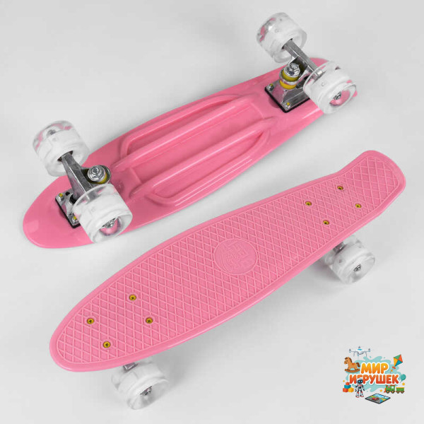 Скейт Пенні борд 2708 (8) Best Board, дошка = 55 см, колеса PU зі світлом, діаметр 6 см