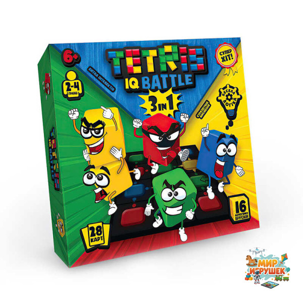 гр Настільна розважальна гра 'Tetris IQ battle 3in1' G-TIB-02U УКР. (10) 'Danko Toys'