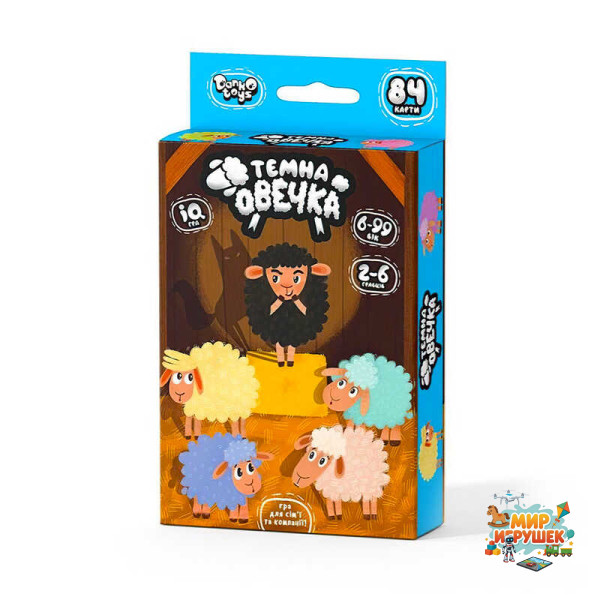 гр Настільна гра 'Темна овечка' укр. ТО-01-01U (32) 'Danko Toys'
