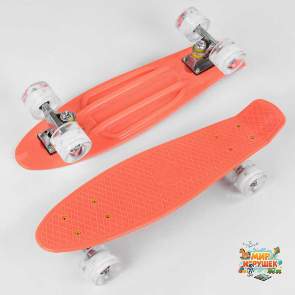 Скейт Пенні борд 1102 (8) Best Board, дошка = 55см, колеса PU зі світлом, діаметр 6 см