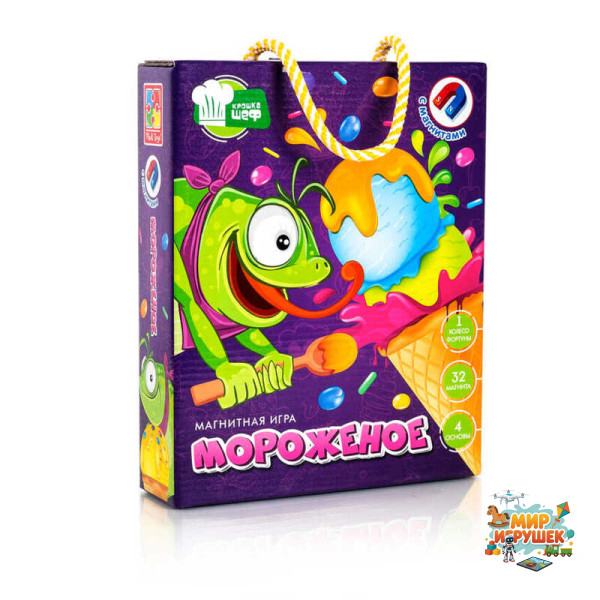 гр Магнітна гра ' Морозиво' VT2310-05 (укр.) (12) 'Vladi Toys'