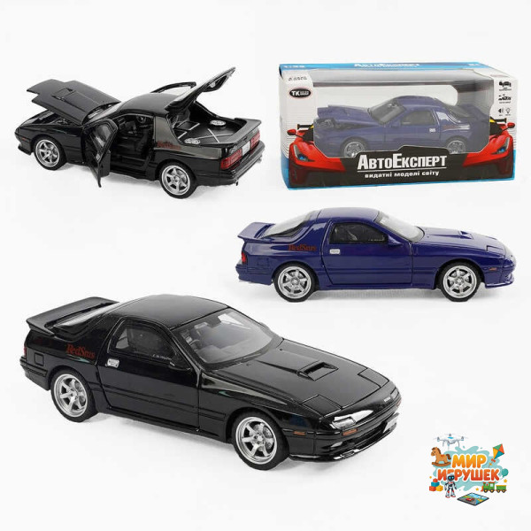 Машинка 36255 (48/2) 'Авто Експерт' 2 види, металопластик, 1:32, звук, світло, інерція, відкриваються двері, в коробці