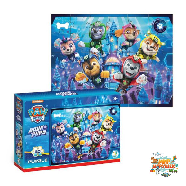 гр Пазли 200448 (96) 30 елементів 'Paw Patrol. Aqua pups' в коробці 'DoDo'