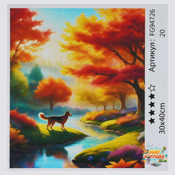 гр Картина за номерами FG 94726 (30) '4FUN Game Club', 30х40 см, в коробці
