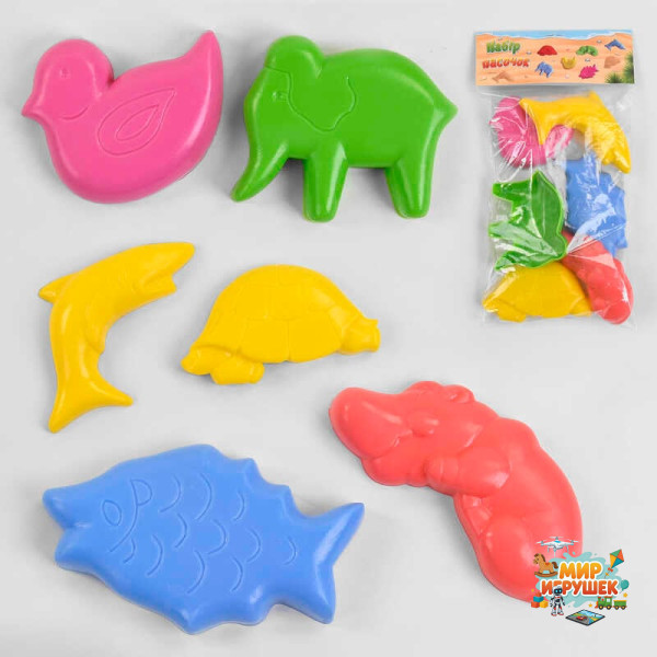 гр Пасочки для піску 6 штук в наборі 21280 (35) 'M-TOYS'