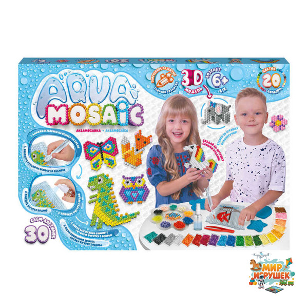 гр Набір креативної творчості великий 'Aqua Mosaic' AM-01-01 (10) 'Danko Toys'