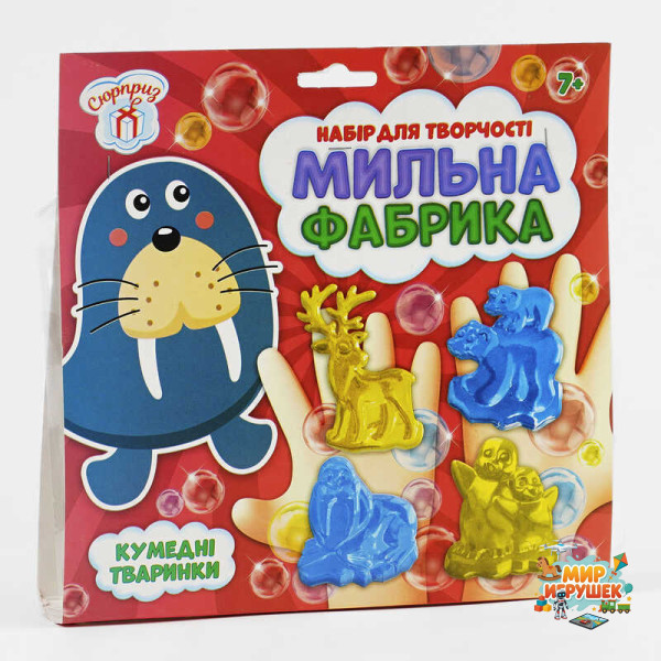 гр Мильна фабрика 'Кумедні тваринки' СЮРПРИЗ 10100580У (УКР) (50) 'Ранок'