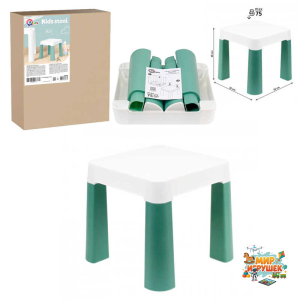 гр Дитячий табурет 0884 (1) 'Technok Toys', 32х32х28 см, в коробці