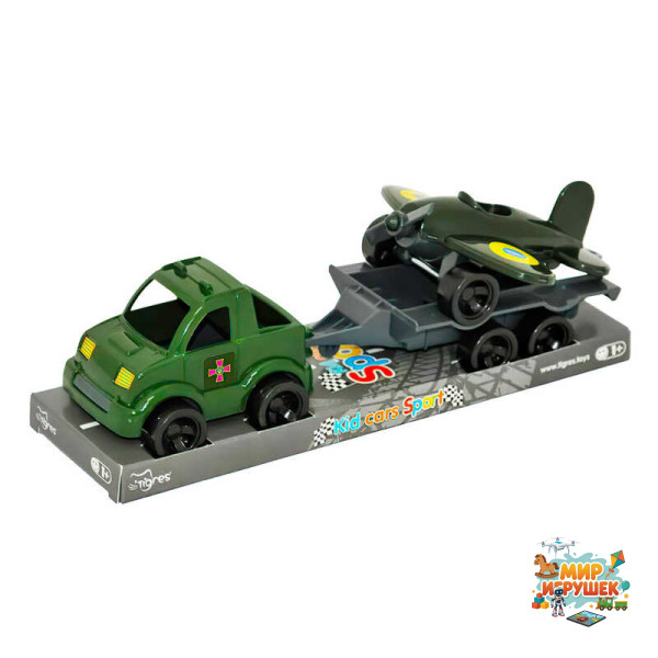 гр Набір авто 'Kid cars' військовий на планшетці 39997 (20) 'Tigres'