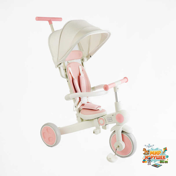 Велосипед-трансформер 3-х кол. BS-12-303 Best Trike (1) матеріал рами нейлон, переднє колесо EVA 10``, задні колеса EVA 8``, батьківська ручка, в коробці