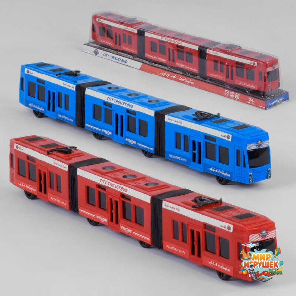 Трамвай KX 905-13 (84/2) 2 кольори, інерція, в слюді
