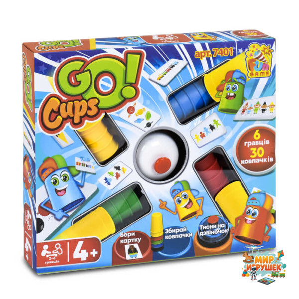 гр Настільна розважальна гра 'Go Cups' 7401 (12/2) '4FUN Game Club', в коробці