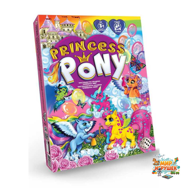 гр Настільна гра 'Princess Pony' DTG96 (20) 'Danko Toys', опис укр\рос мовами
