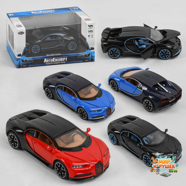 Машина LF-83880 (48) 'Авто Експерт', 3 кольори, металопластик, 1:32, світло, звук, інерція, відчиняються двері, капот, в коробці, МІКС