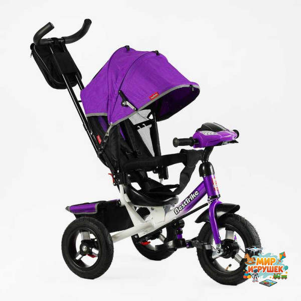 Велосипед 3390 - 30-126 Best Trike (1) НАДУВНІ КОЛЕСА d=29см. переднє, d = 26см. задні, ФАРА З USB, пульт