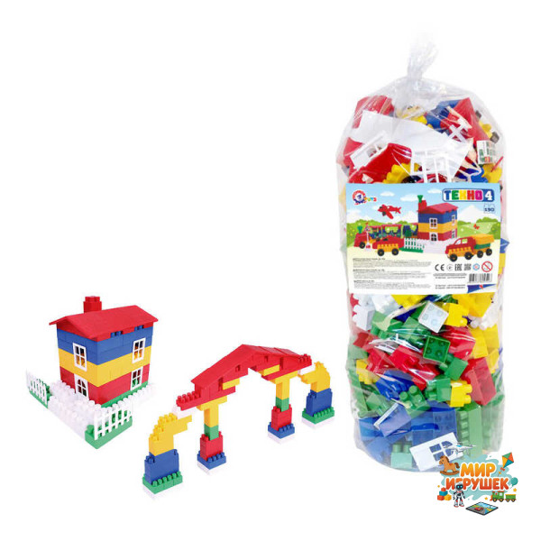 гр Конструктор №4 0526 (6) 'Technok Toys' 190 деталей, в пакеті