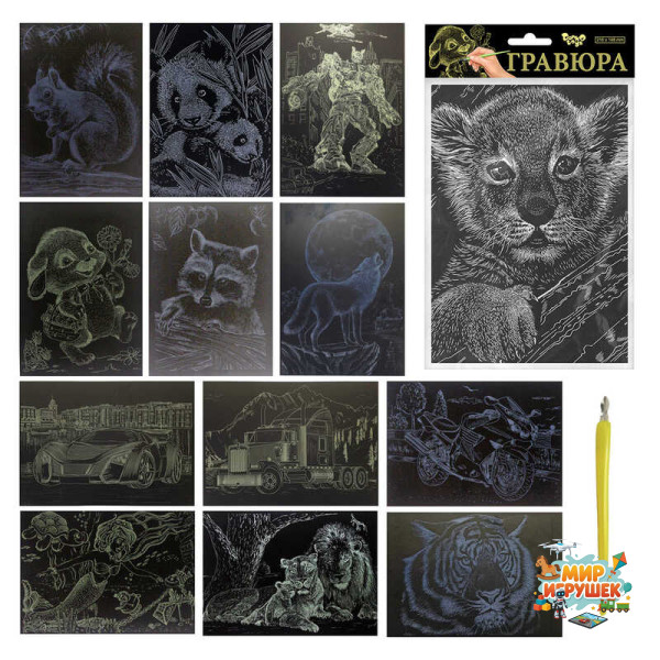 гр Гравюра А5 економ ГрА5 (60) 'Danko Toys' ВИДАЄТЬСЯ МІКС ВИДІВ
