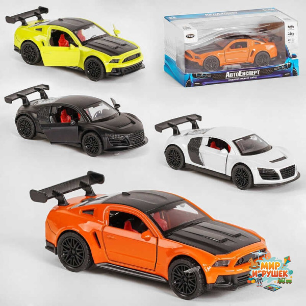 Машинка MG - 80915 (120/2) 'Авто Експерт', 4 види, 1:36, світло, звук, інерція, в коробці, ВИДАЄТЬСЯ ТІЛЬКИ МІКС ВИДІВ
