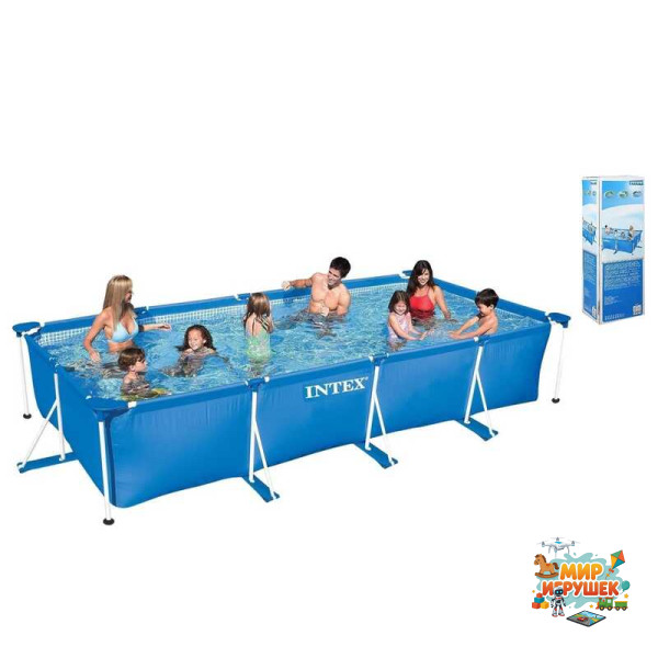 Intex Басейн каркасний 28273 NP (1) 450х220х84 см, 7127 л., від 6-ти років, в коробці