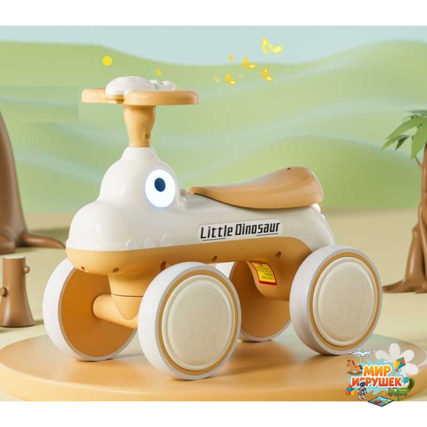 Толокар JOY D-49622 (4) колеса PU, рама пластик, озвучування та підсвічування, в коробці