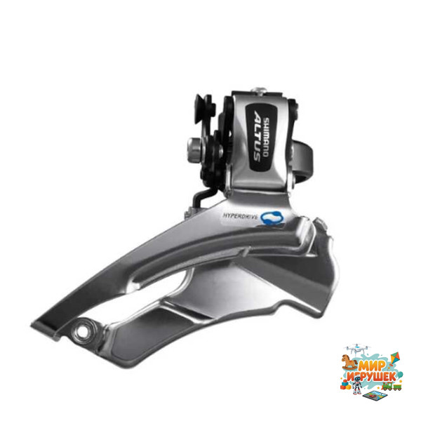 Перемикач швидкостей Shimano Altus FD-M-313 (50) 3X7/8, DOWN-SWING 34.9мм (31.8/28.6 адапт) універс.тяга, для 42/48 зуб