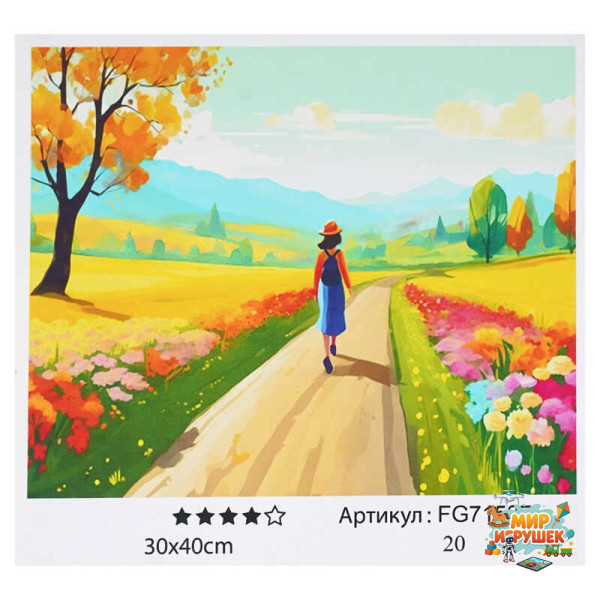гр Картина за номерами FG 71587 (30) '4FUN Game Club', 30х40 см, в коробці