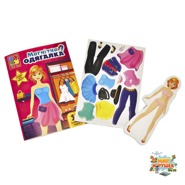 гр Магнітна гра 'Everyday look' у папці (укр) VT3204-31 (60) 'Vladi Toys'