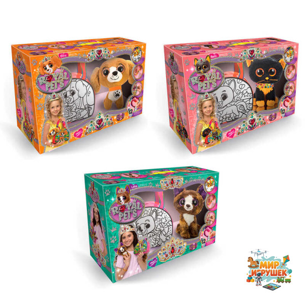 гр Набір творчості 'Royal Pet`s' RP-01-01U, 02U, 03U ... сумочка з собачками укр (4) 'Danko Toys' ВИДАЄТЬСЯ МІКС ВИДІВ