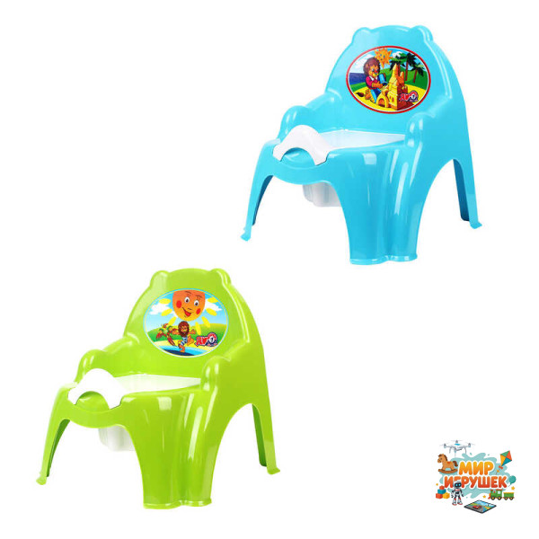 гр Горщик-крісло 4074 (10) колір салатовий і блакитний 'Technok Toys'