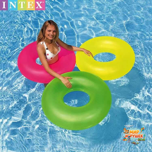 Intex Коло 59262 NP (24) однотонний, 3 кольори, діаметром 91см, від 8 років