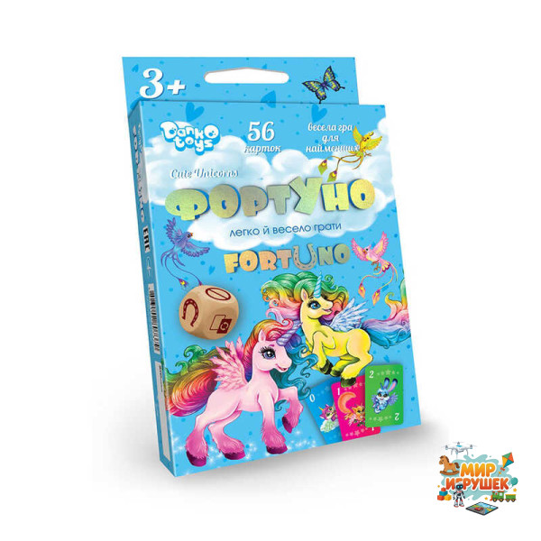 гр Розвиваюча настільна гра 'ФортУно Cute Unicors' UF-04-01U УКР. (32) 'Danko Toys'