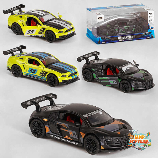 Машинка MG - 70519 (120/2) 'Авто Експерт', 2 види, по 2 кольори, 1:36, світло, звук, інерція, в коробці