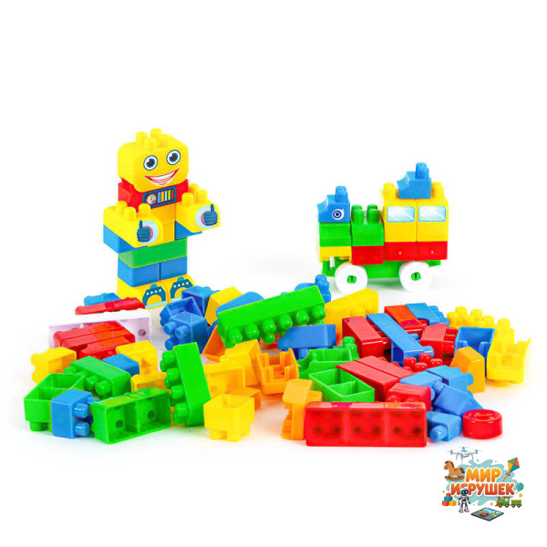 гр Конструктор 'Mini Blocks №2' (105 деталей) 116/2 (12) 'Bamsic', наліпки, в пакеті